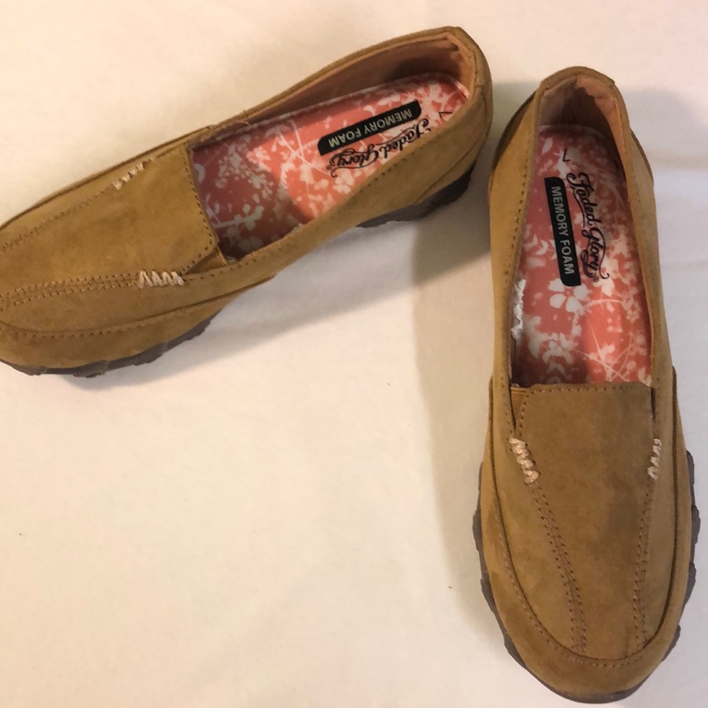 Faded Glory Suede Slip-ons